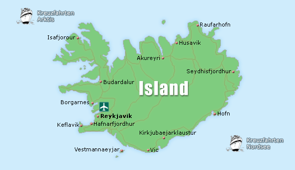 Island Karte