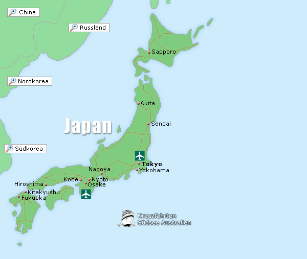 Japan Karte