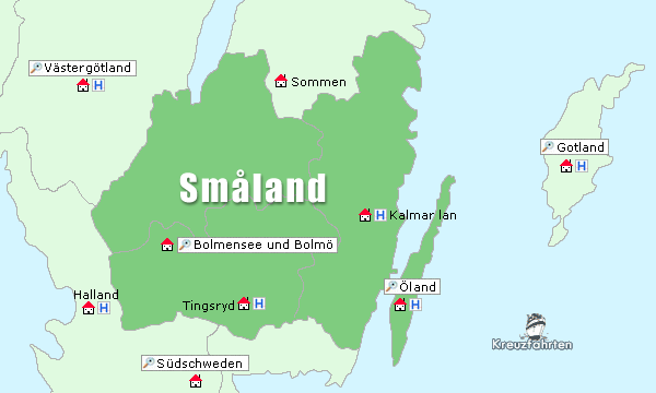 Småland Karte