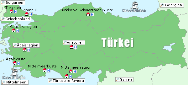 Türkei Karte