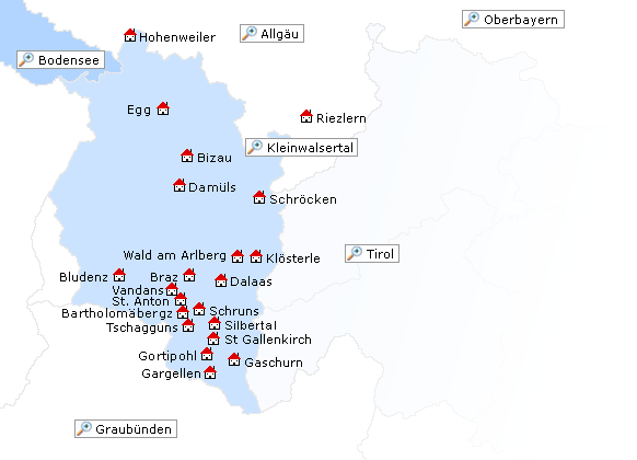 Karte Vorarlberg