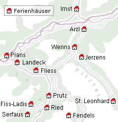 Karte Landeck