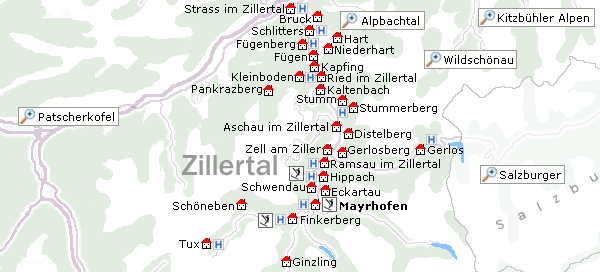 Pension Mayrhofen Zillertal, Skiurlaub Mayrhofen, Ferienwohnung Mayrhofen