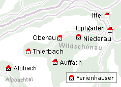 Karte Wildschönau