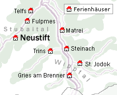 Karte Wipptal