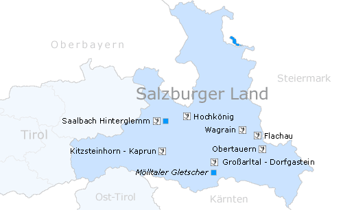 Karte Salzburg