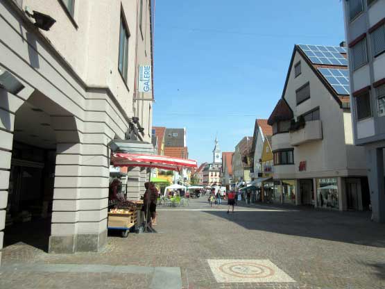 Aalen, Fußgängerzone