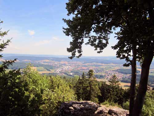 Aussicht auf Burgkunstadt