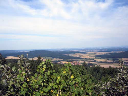 Aussicht in Richtung Veste Coburg