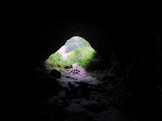 Im Innern der Höhle