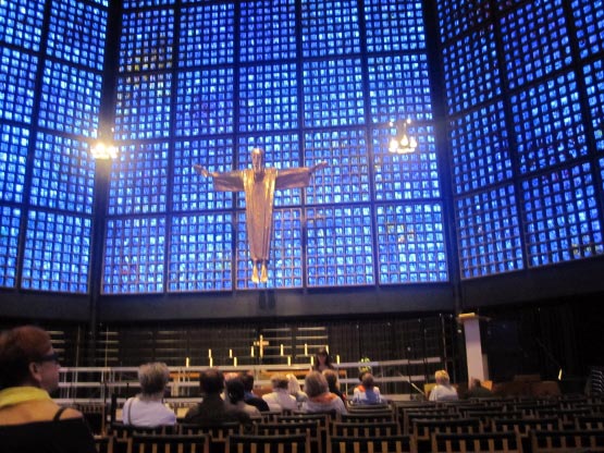 Neue Gedächtniskirche von innen, Berlin, Tauentzienstraße