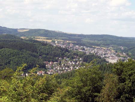 Blick auf Daun Eifel