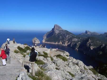 Blick auf Insel Colomer
