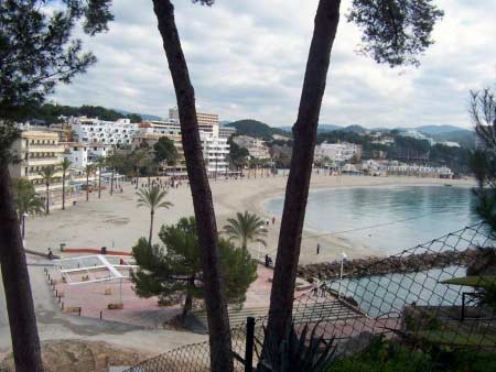 Blick Paguera Strand