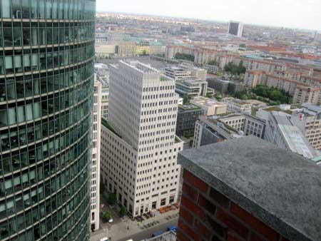 Blick über Dächer