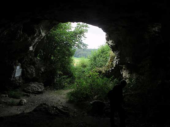 In der Großen Bocksteinhöhle