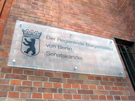 Bürgermeister-Schild
