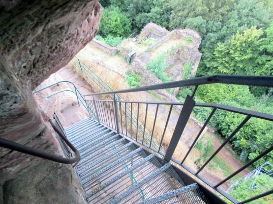 Treppe nach unten