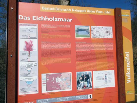 Eichholzmaar Info-Tafel