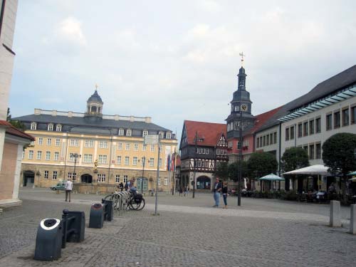 Noch ein letzter Blick über den Marktplatz