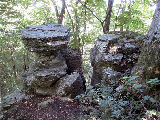 Felsen an der Albtraufkante