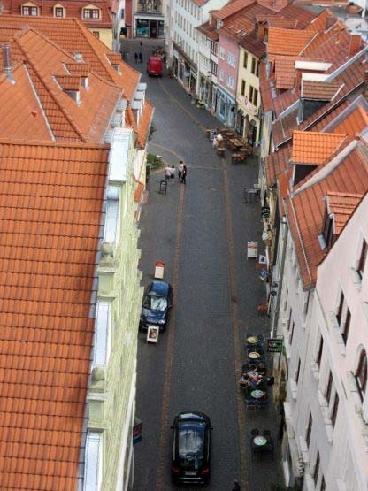 Blick auf die Gassen