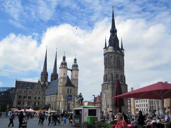 Der Rote Turm und die Marktkirche