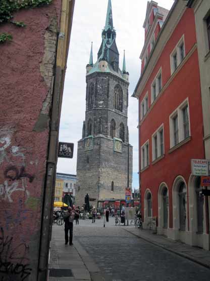 Marktschlösschen und Roter Turm, Halle an der Saale
