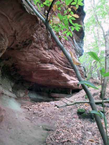 Auch hier: Viele Grotten