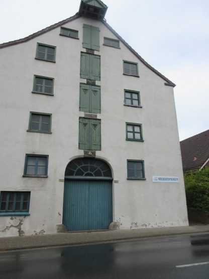 Dritter Teil des Sielhafenmuseums, Ansicht von der Straße aus.