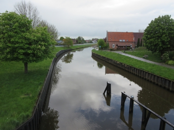 Blick von der Scleuse auf die Binnenharle.