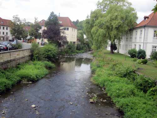 Die Rodach in Kronach