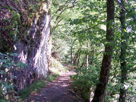 Lieserpfad Felsen