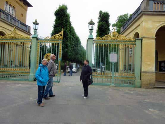 Parkeingang Schloss Sanssouci