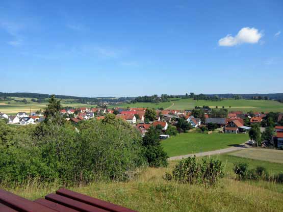 Blick auf Sontheim im Stubental