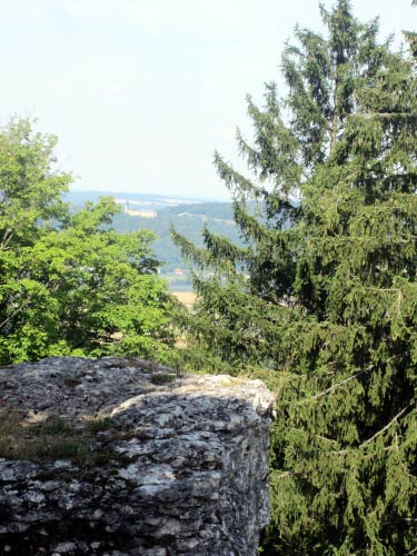 Blick auf den westlichen Felsen