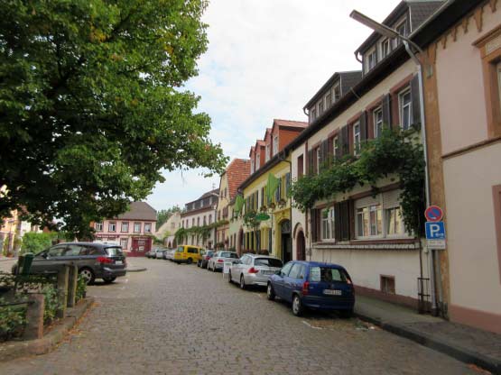 Typisch Pfalz: Begrünte Häuser, romantische Sträßchen...