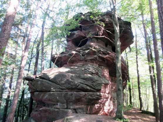 Wanderweg zum Lämmerfelsen