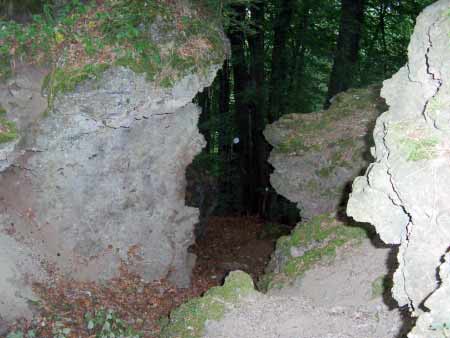 Zerklüftete Lava